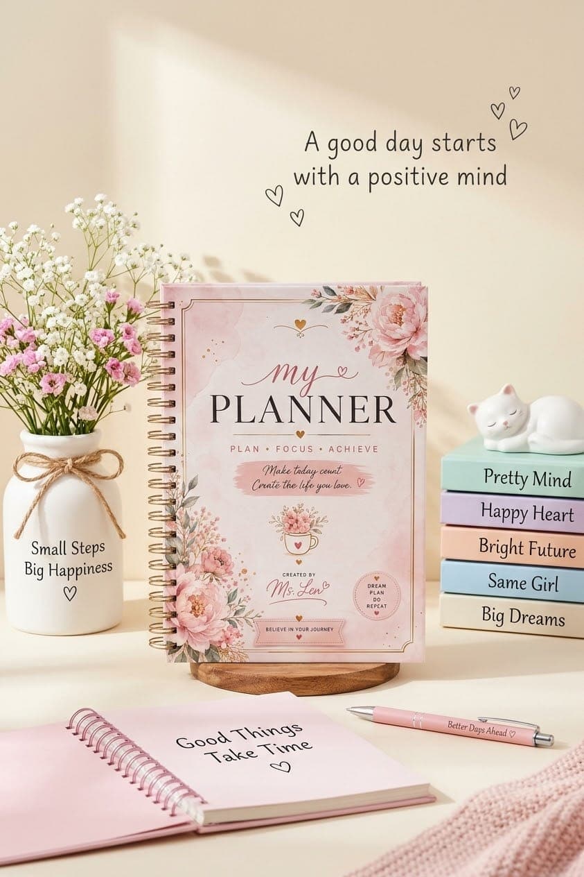 Planificateur Mensuel Élégant "Monthly Planner" vol 2